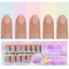 Wearable nails French seamless wearable nails removable nail art French wearable nail art false nail stickers