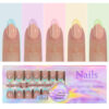 Wearable nails French seamless wearable nails removable nail art French wearable nail art false nail stickers