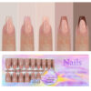 Wearable nails French seamless wearable nails removable nail art French wearable nail art false nail stickers