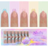 Wearable nails French seamless wearable nails removable nail art French wearable nail art false nail stickers