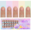 Wearable nails French seamless wearable nails removable nail art French wearable nail art false nail stickers