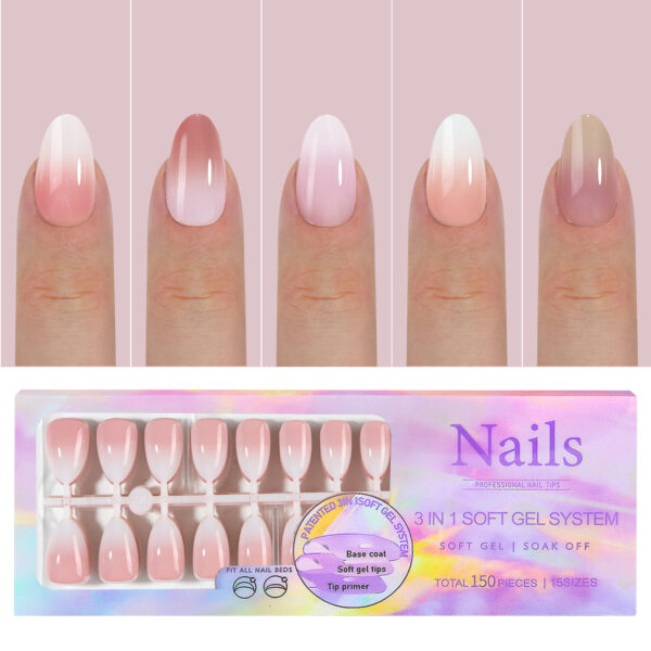 Wearable nails French seamless wearable nails removable nail art French wearable nail art false nail stickers