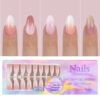 Wearable nails French seamless wearable nails removable nail art French wearable nail art false nail stickers