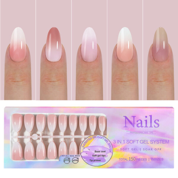 Wearable nails French seamless wearable nails removable nail art French wearable nail art false nail stickers