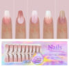 Wearable nails French seamless wearable nails removable nail art French wearable nail art false nail stickers