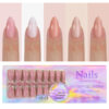 Wearable nails French seamless wearable nails removable nail art French wearable nail art false nail stickers