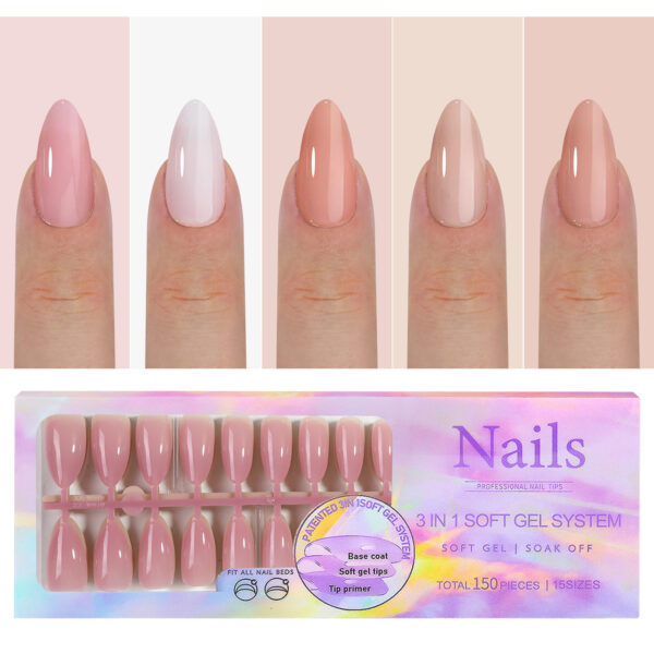 Wearable nails French seamless wearable nails removable nail art French wearable nail art false nail stickers
