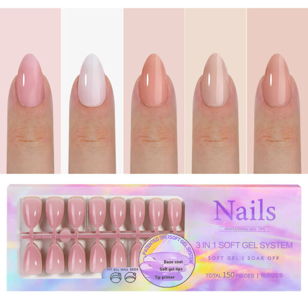 Wearable nails French seamless wearable nails removable nail art French wearable nail art false nail stickers