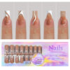 Wearable nails French seamless wearable nails removable nail art French wearable nail art false nail stickers