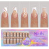 Wearable nails French seamless wearable nails removable nail art French wearable nail art false nail stickers