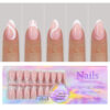 Wearable nails French seamless wearable nails removable nail art French wearable nail art false nail stickers