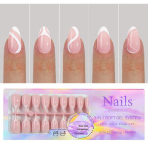 Wearable nails French seamless wearable nails removable nail art French wearable nail art false nail stickers
