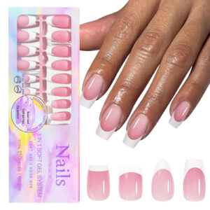 New seamless wearable nails removable nail art French wearable nail art false nail patches